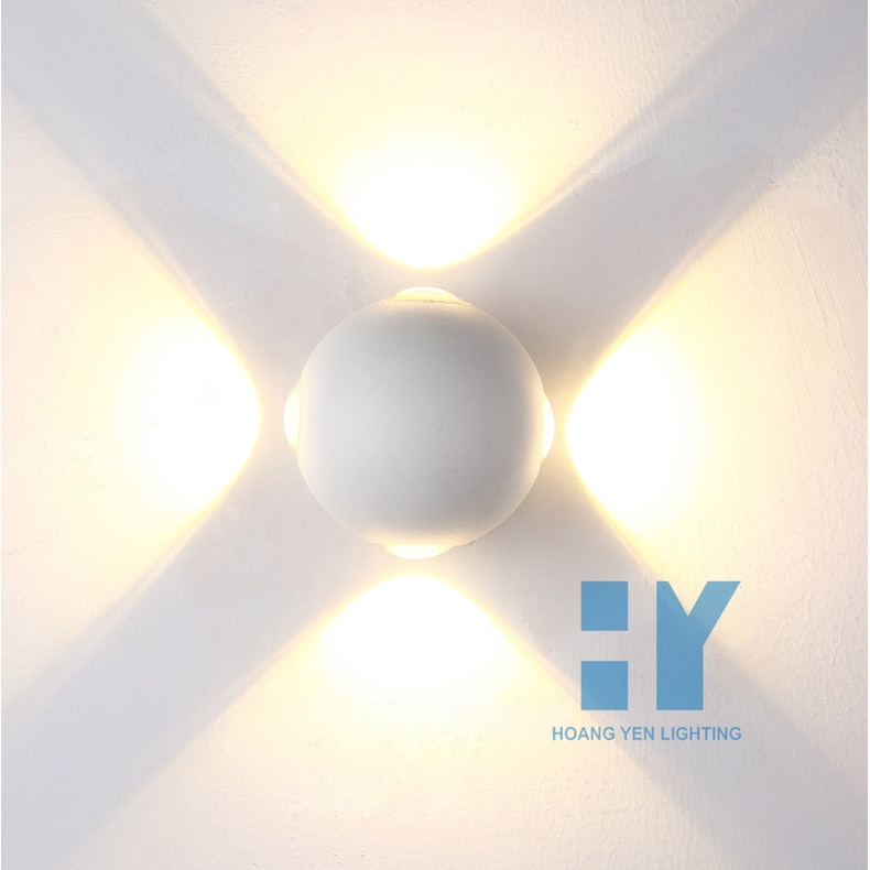 Đèn led gắn treo tường trang trí phòng khách phòng ngủ vách cầu thang ngoài trời phong cách hiện đại