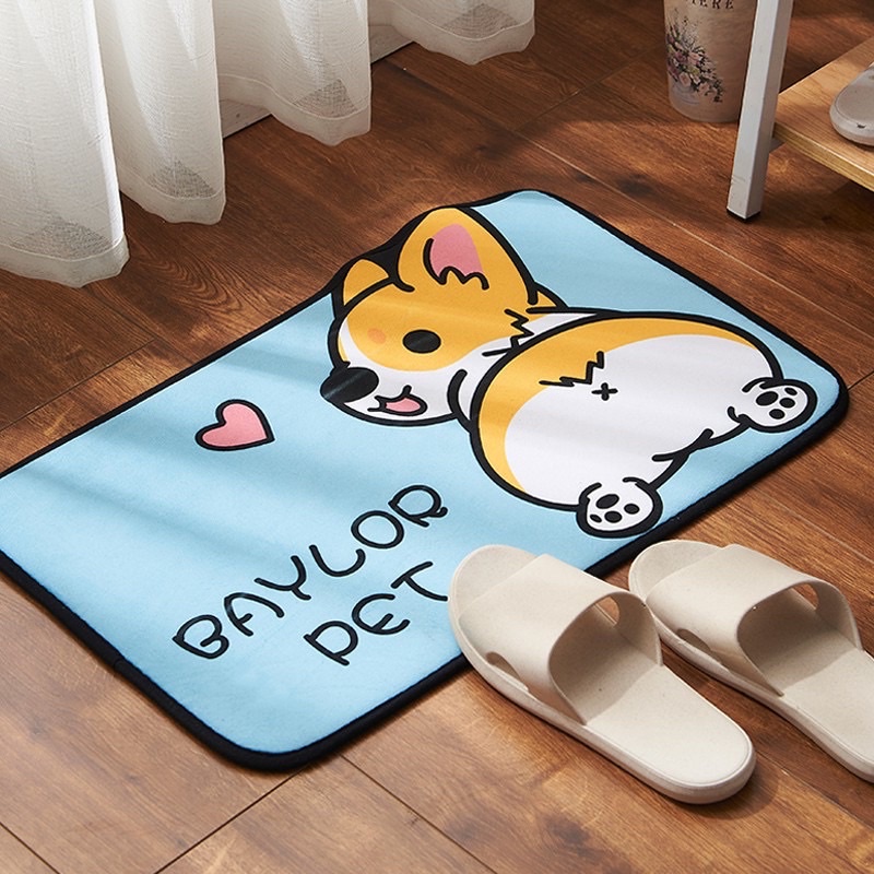 Thảm Chân Chống Trượt Hình Thú 3D (Giao Ngẫu Nhiên)