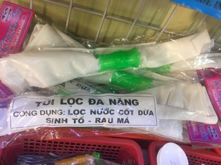 túi lọc dừa