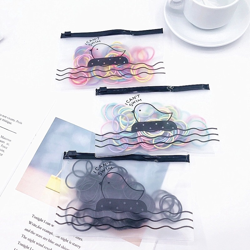 100 Cái Cho Trẻ Em Dây Cao Su đầy Màu Sắc Dễ Thương Độ đàn Hồi Cao Dây Buộc Tóc đơn Giản Bền