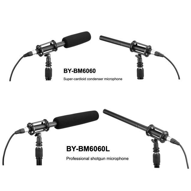 [Mã ELHACE giảm 4% đơn 300K] BOYA BY-BM6060 &amp; BOYA BY-BM6060L - Mic Shotgun cổng XLR 3 chân - Hàng Chính Hãng