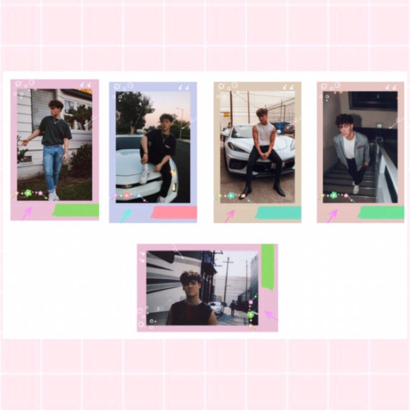 Polaroid Mô Hình Nhân Vật Zach Herron Why Don 't We | Size 8x5