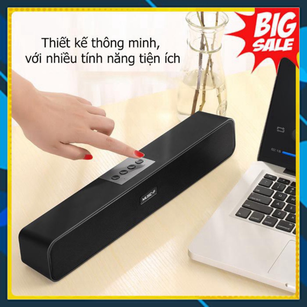 Loa Thanh soundbar 2.2 Bluetooth E91 10W, Pin dung lượng lớn, âm thanh sống động, Thẻ nhớ,USB, BH