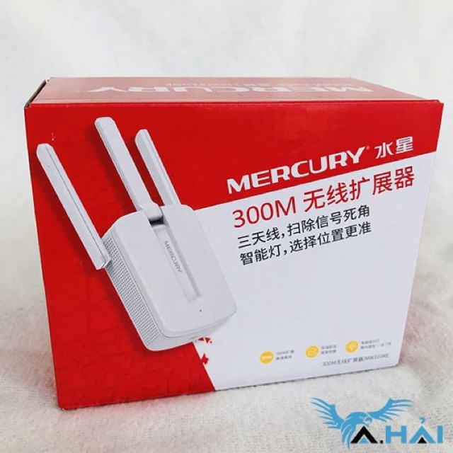 Bộ kích wifi 3 angten tốc độ 300mb chính hãng Mercury | BigBuy360 - bigbuy360.vn