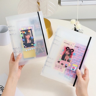 Binder bìa cứng a5 love more • sổ bìa cứng thay ảnh ở bìa