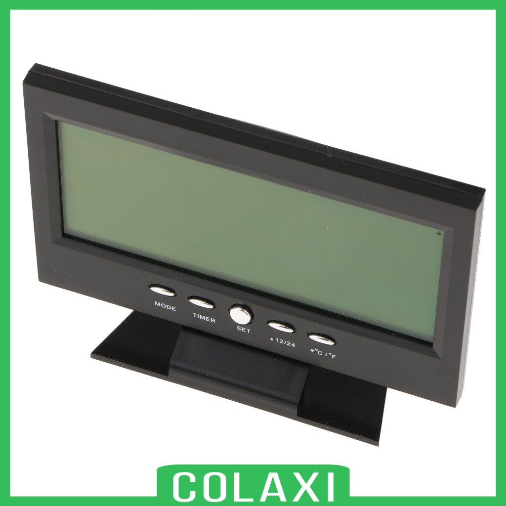 Đồng Hồ Báo Thức Kỹ Thuật Số Lcd Điều Khiển Bằng Giọng Nói