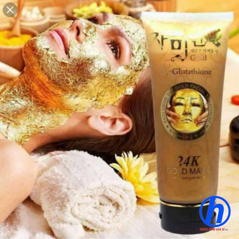 [100%Thai] Mặt nạ vàng 24 k Gold Mask chính hãng Hàn Quốc .