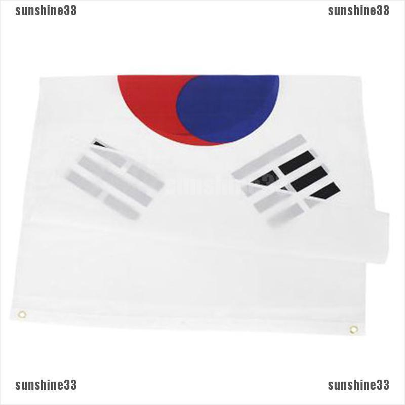 Cờ Quốc Gia Hàn Quốc Bằng Polyester 90x150