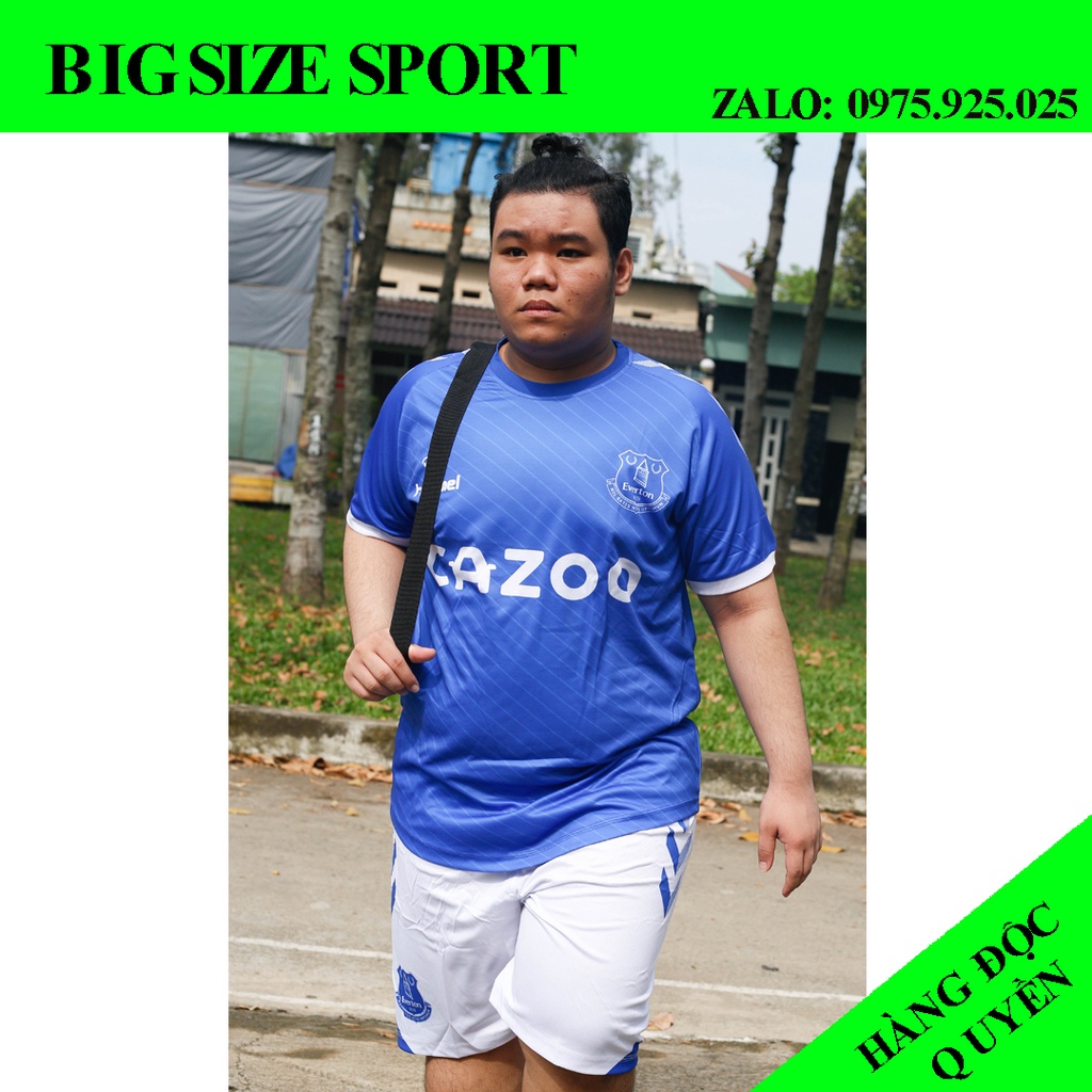 Bộ quần áo bóng đá everton size bự to cho người mập ú, quần áo thể thao big size - YESSPORT