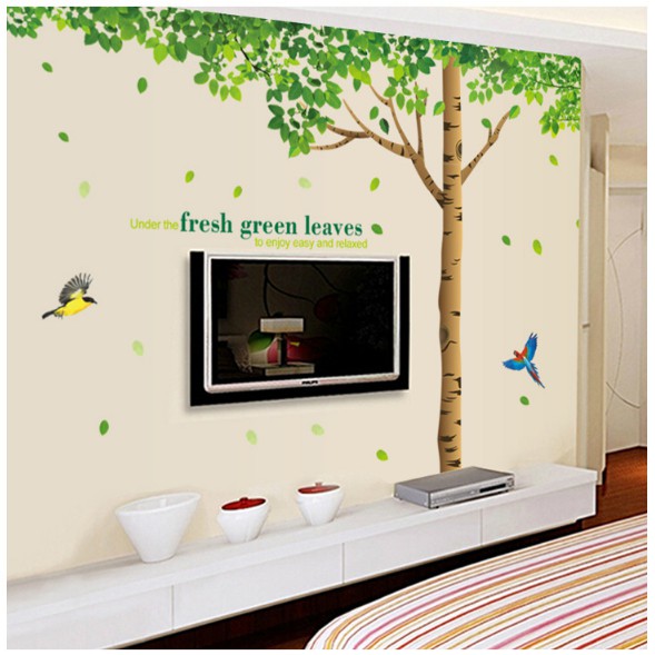 Decal trang trí tường Cây size lớn cho Bé