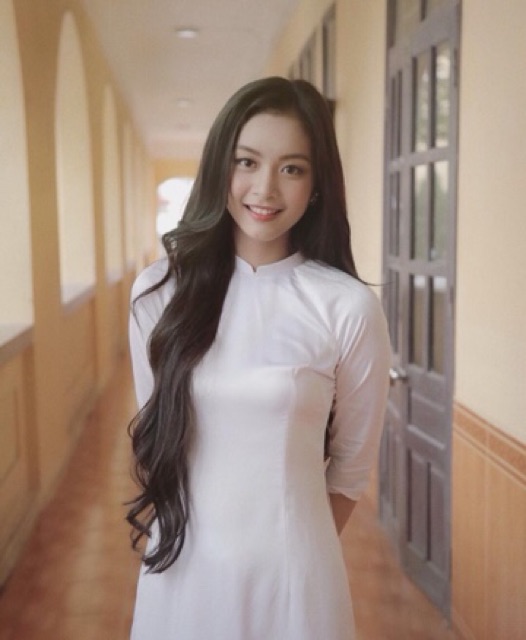 Áo dài trắng nữ sinh kèm quần