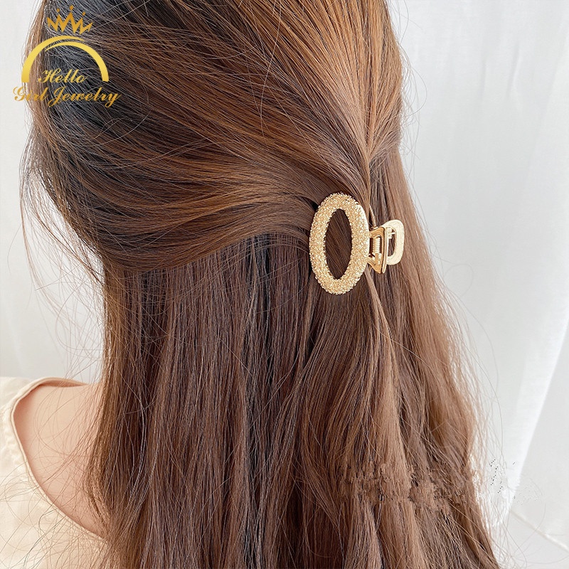 Ahellogirl Kẹp Tóc Hợp Kim Nhiều Mẫu Tùy Chọn Thời Trang