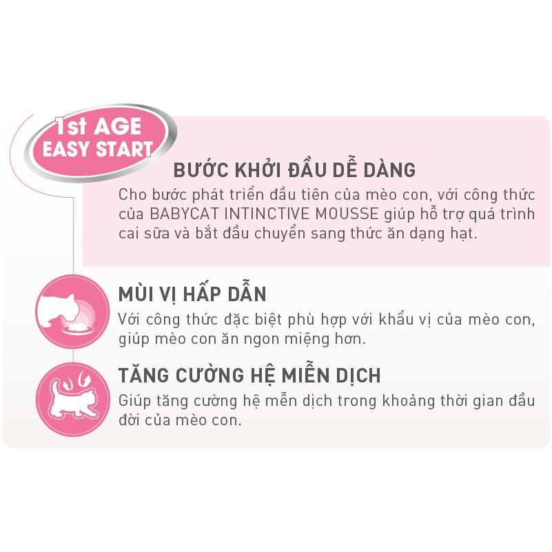 Pate Royal Canin MOTHER &amp; BABY CAT dạng lon dành cho mèo195g