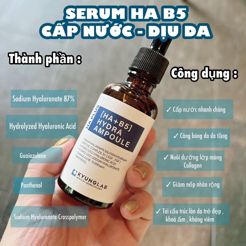 SErum HA+B5 cấp ẩm cấp nước KyungLab.