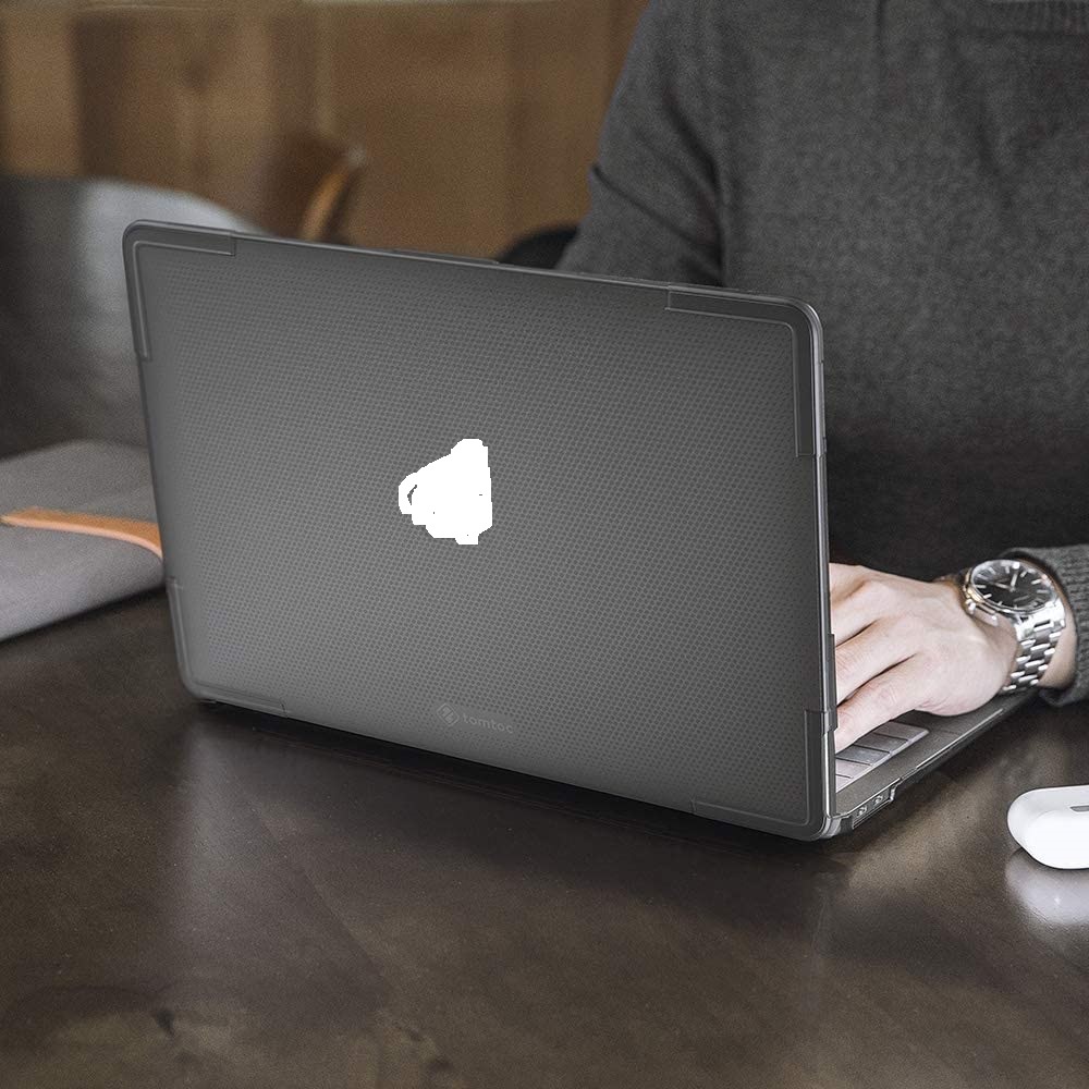 Ốp Macbook cao cấp TOMTOC HardShell Slim for Macbook Air 13&quot; (2018-2021) Macbook Air M1 -  Model A1932 , A2179  , A2337