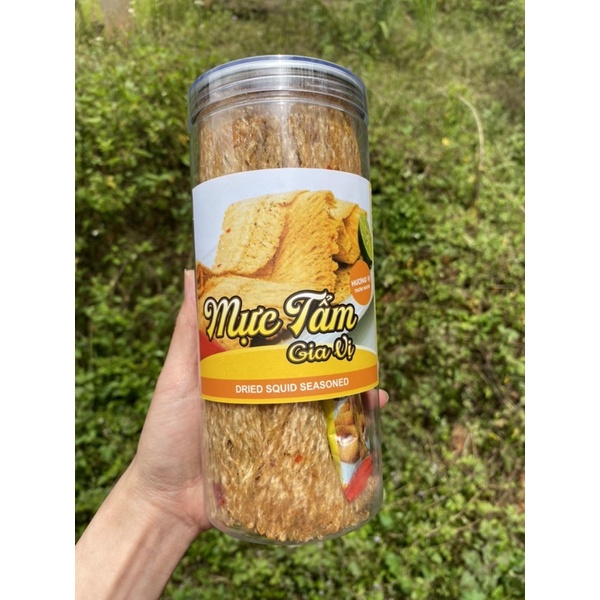 Hủ 250G Mực cán tẩm vị nắp vặn tiện lợi