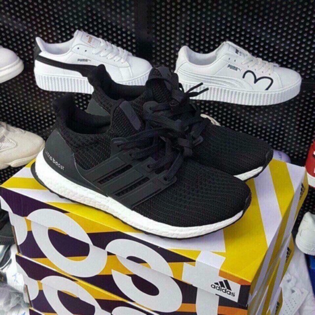 GIÀY ULTRA BOOST 4.0 ĐEN ĐẾ TRẮNG