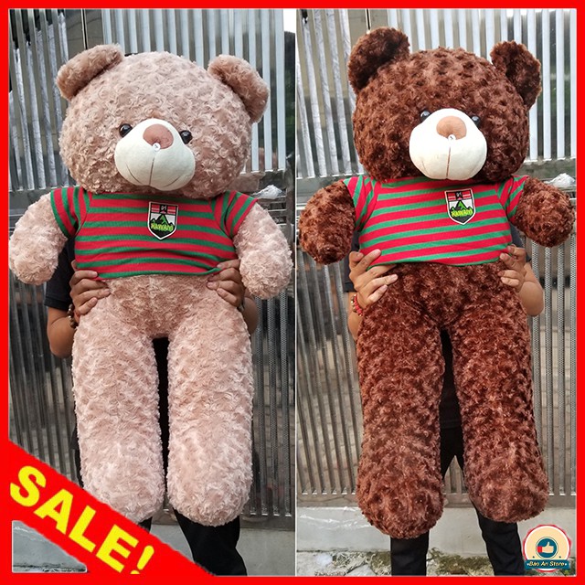 [Nhập mã TOYAUG hoàn 10% tối đa 15K xu cho đơn từ 99K](100% Bông Gòn) Gấu Bông teddy 1m2 khổ cao 1m