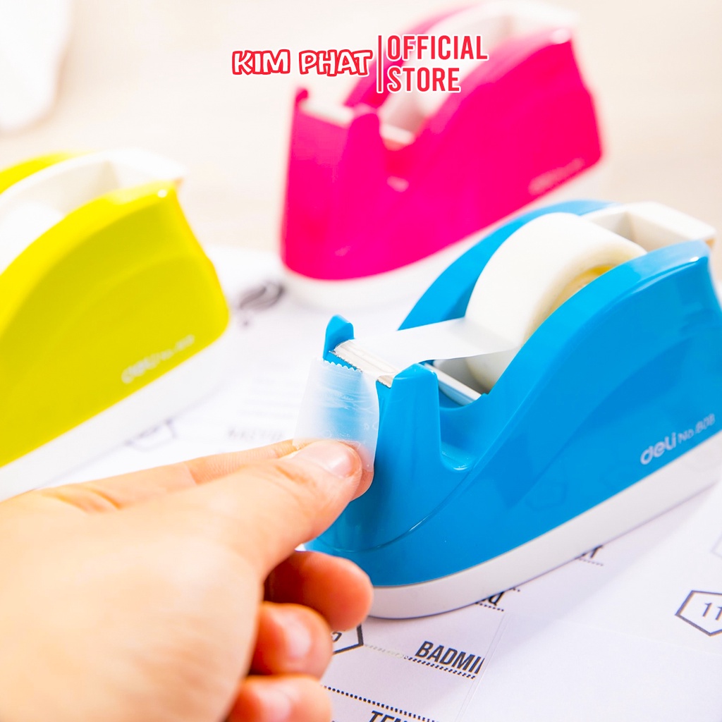 Cắt băng dính để bàn Deli E808