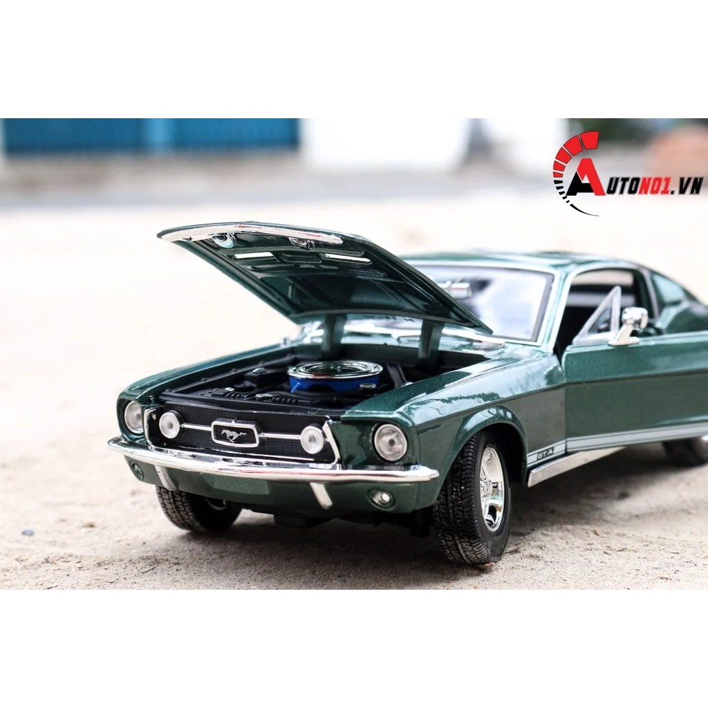 MÔ HÌNH XE FORD MUSTANG GTA FASTBACK 1967 1:18 MAISTO 6652