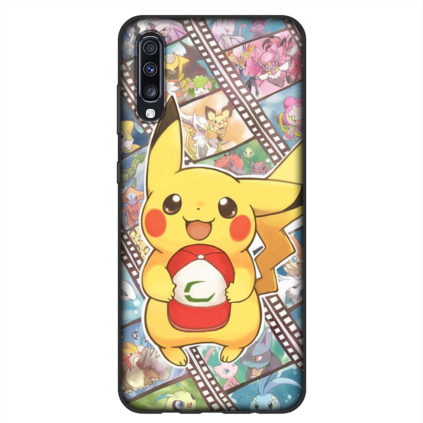 Soft Silicone Samsung Galaxy Note 20 Ultra 10 Plus Lite 9 8 A11 A51 A71 + Phone Case Pikachu Pokémon cute Casing