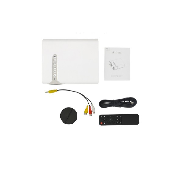 Máy Chiếu Mini YG530 Kết Nối Không Dây Với Điện Thoại – độ phân giải thực chuẩn HD bảo hành 12 tháng