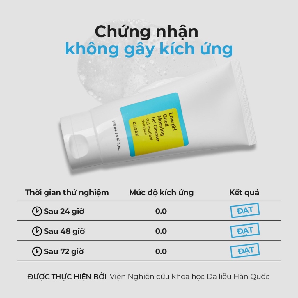 Sữa Rửa Mặt Cosrx Good Morning Gel Rửa Mặt Chiết Xuất Trà Xanh 150ml