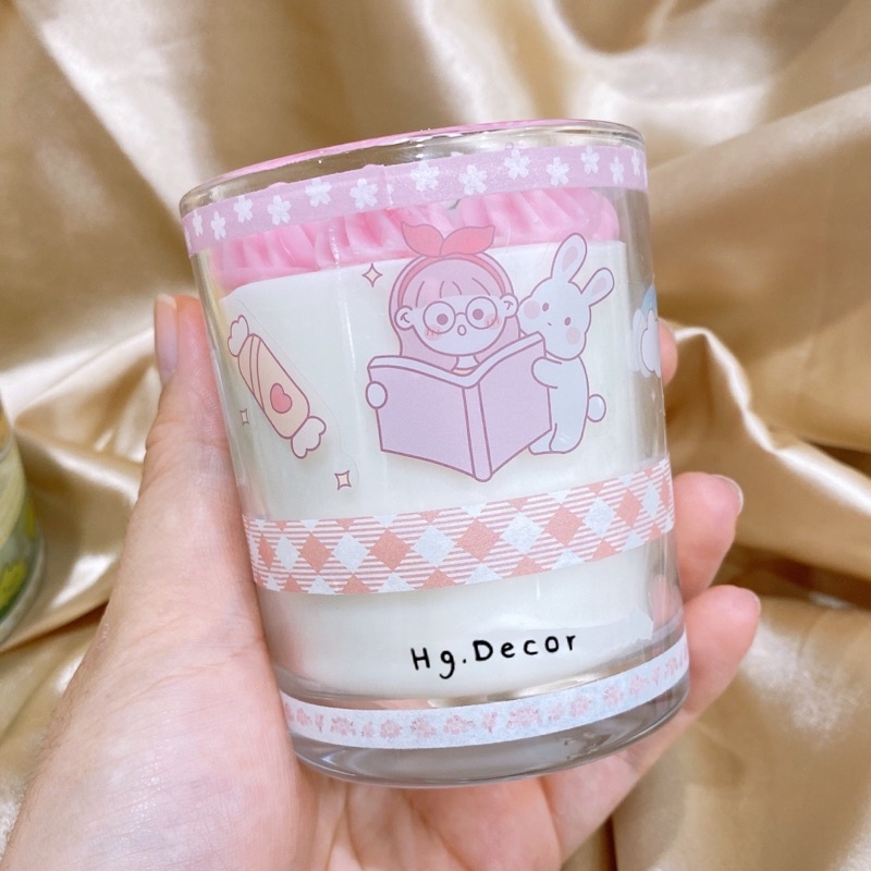 Nến Thơm DECOR SIÊU HOT, Hương bánh ngọt kẹo ngọt , trang trí cute siu xinh