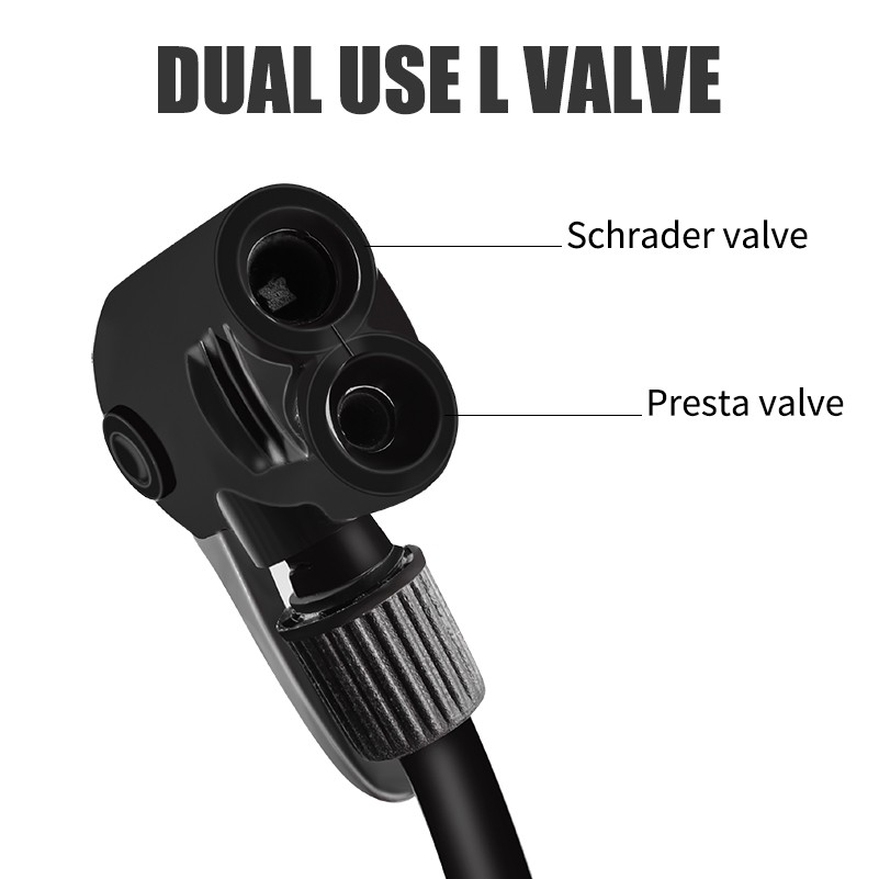Dụng Cụ Bơm WEST BIKING Với Hai Kiểu Bơm Khí Nén Và Bơm Áp Suất Cao 120/160 Psi Dành Cho Xe Đạp Leo Núi
