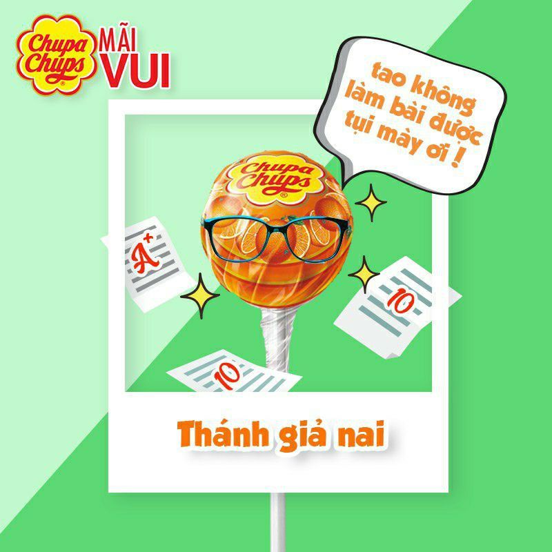 Kẹo Mút Chupa Chups Vị Trái Cây