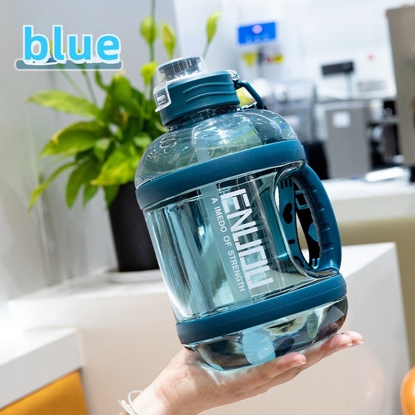 Bình đựng nước thể thao dung tích lớn 2l chống rơi tiện dụng dành cho nam và nữ Bình Nước Thể Thao Dung Tích Lớn nước có tay cầm Gallon Không BPA Chống Rò Rỉ Tiện Lợi
