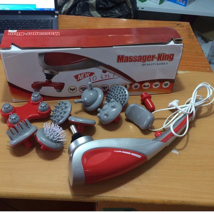 Máy massage cầm tay 10 đầu King Massager