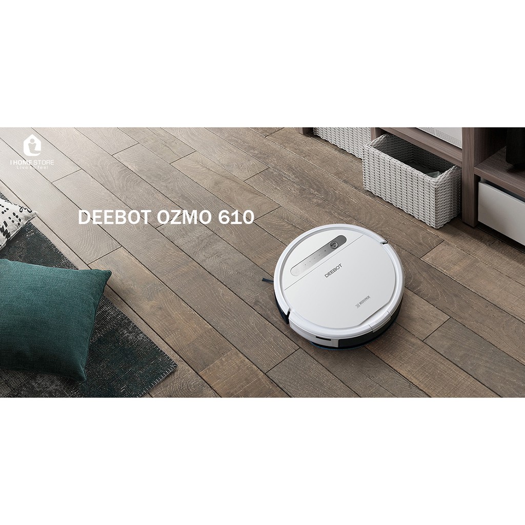 Robot hút bụi lau nhà Ecovacs Deebot OZMO 610 - Chính hãng