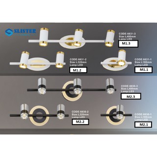 Đèn soi tranh Led kiểu đèn rọi ray, đủ màu chính hãng Slister