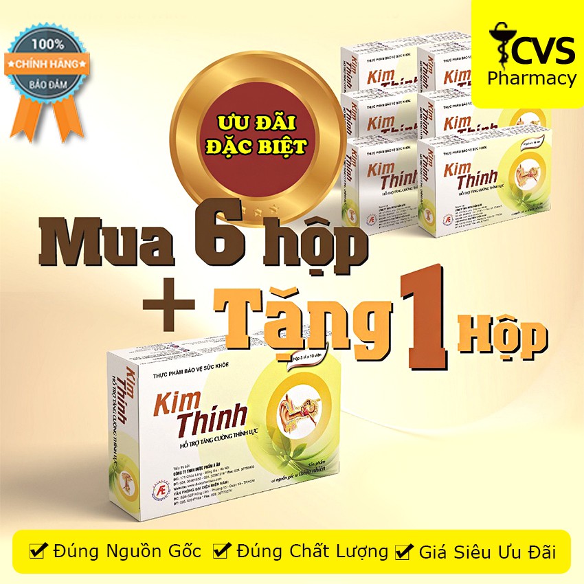 Kim Thính (Hộp 180 viên) - Giúp Tăng Cường Thính Lực  CVSpharmacy