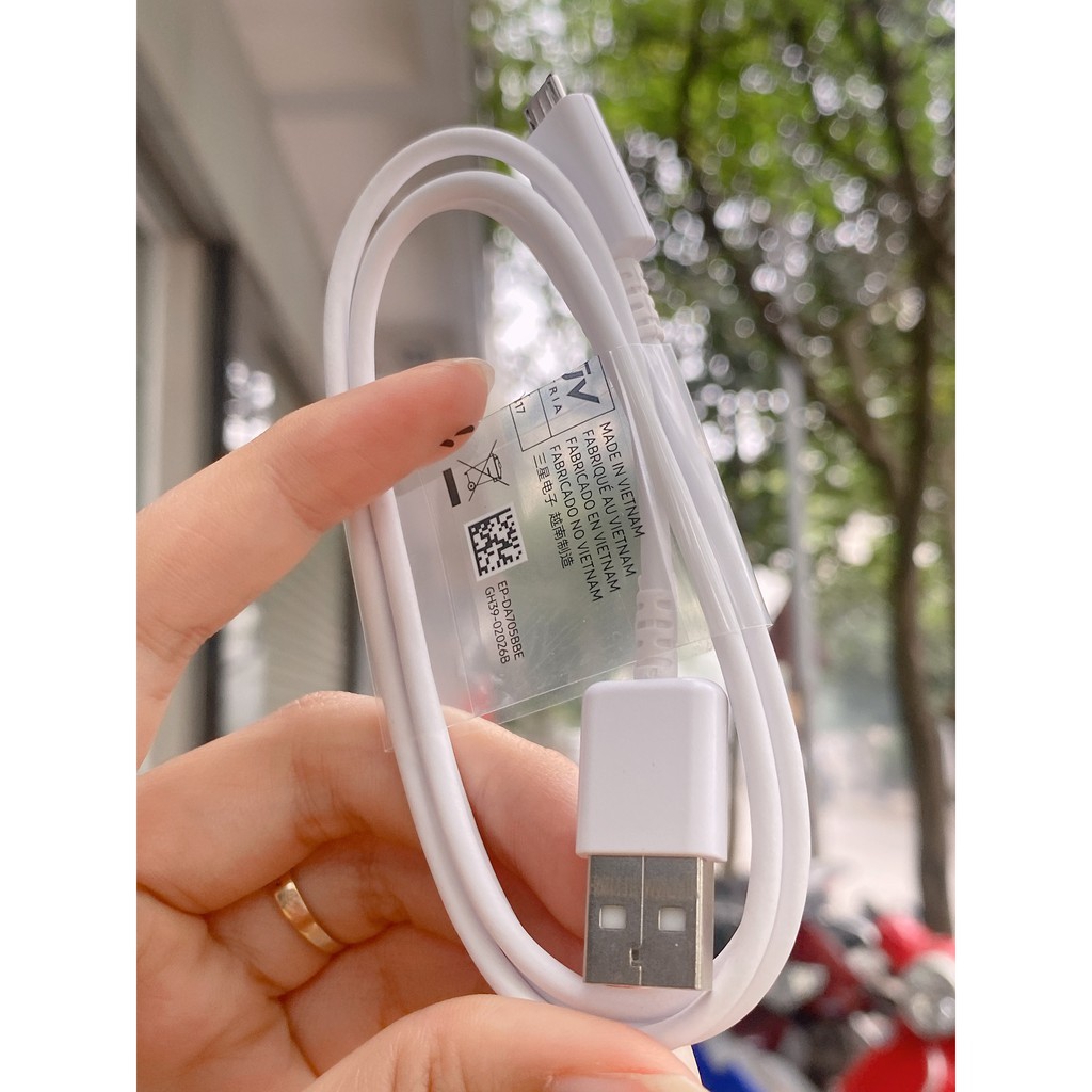 Cáp sạc SAMSUNG chính hãng made in VIETNAM, dây micro usb bảo hành 1 đổi 1 trong vòng 6 tháng