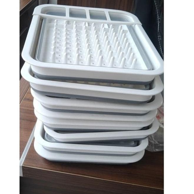 Giá Nhựa Úp Chén Đĩa Có Thể Gấp Gọn Tiện Dụng Cho Nhà Bếp | BigBuy360 - bigbuy360.vn