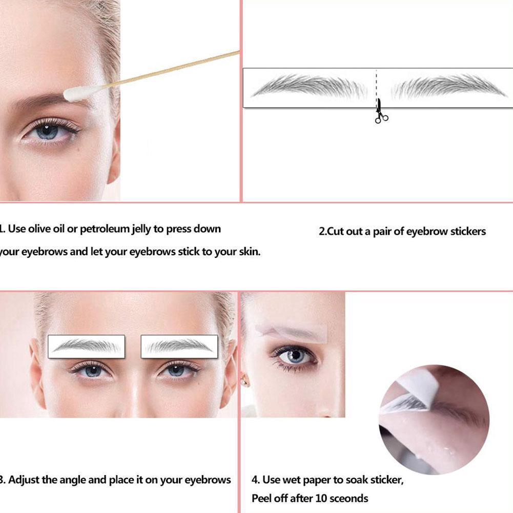 Bộ 9 / 10 Nhãn Dán Hình Xăm Lông Mày 6d Chống Nước Lâu Trôi Z6N7 | BigBuy360 - bigbuy360.vn