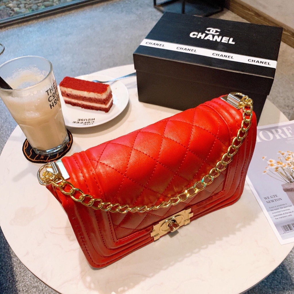 Túi xách nữ giá rẻ túi boy xích đeo vai hàng đẹp BOYVN01