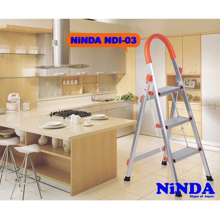 Thang nhôm ghế gia đình NiNDA 5 bậc chính hãng giá rẻ