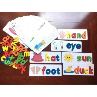Bộ thẻ học gỗ- học Tiếng Anh. Spelling Game