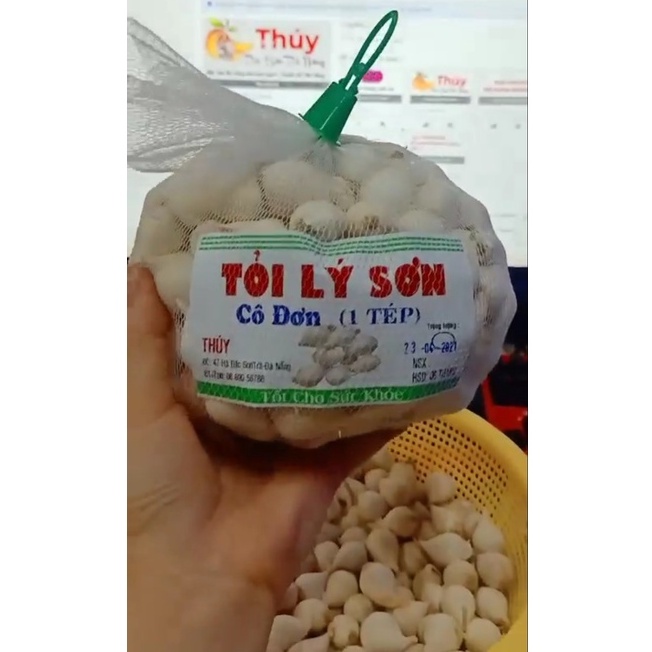 Tỏi cô đơn Lý Sơn chính gốc 1kg thơm ngon củ mẩy cam kết chất lượng loại 1