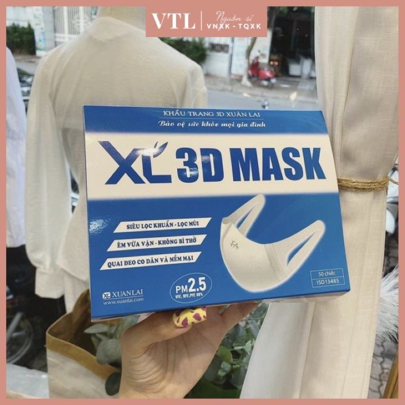 1 HỘP KHẨU TRANG 3D MASK CÁC HÃNG 50 CÁI (CHÍNH HÃNG) | BigBuy360 - bigbuy360.vn