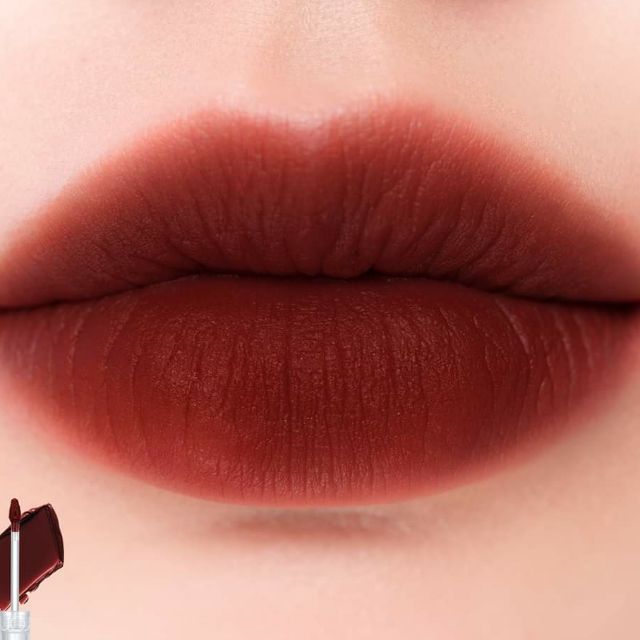 [02 ĐỎ ĐÔ] Son Kem Hàn Quốc màu đỏ rượu/đỏ đô | BigBuy360 - bigbuy360.vn