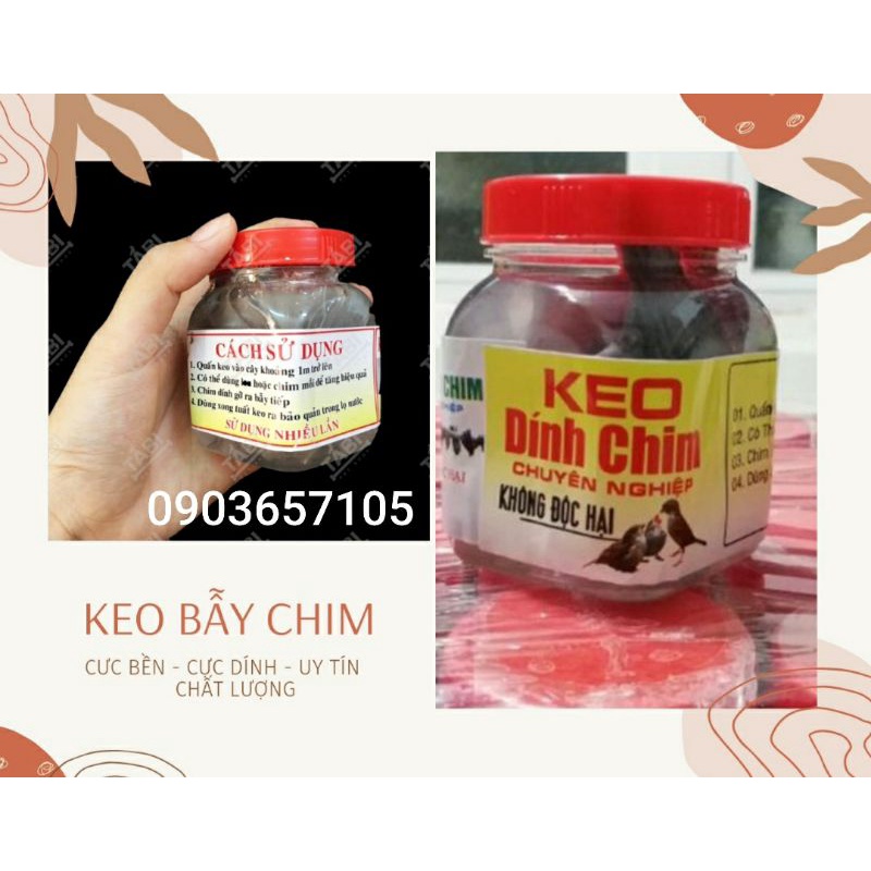 Keo Bẫy Chim Sẻ - Keo Dính Chim Chào Mào