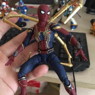 Iron spiderman shf hàng real like new