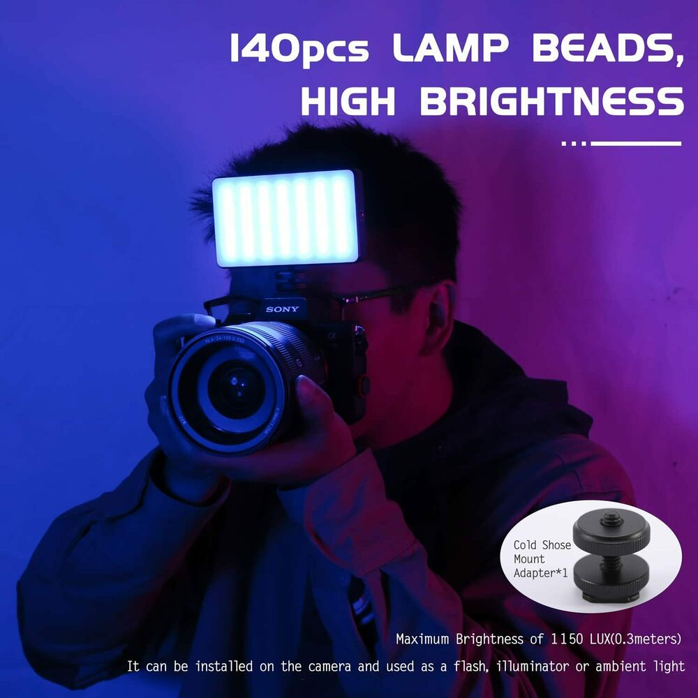 Bảng Đèn LED W140 RGB Cho Các Studio Chụp Ảnh
