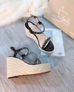 Sandal đế xuồng vân cói