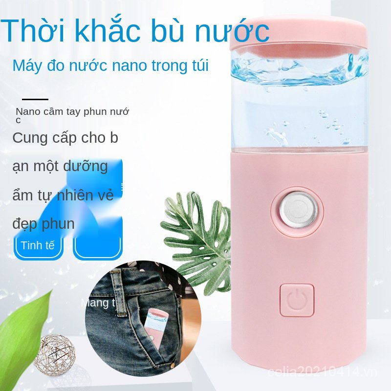 [Hàng mới về] Máy Phun Sương Tạo Độ Ẩm Mini Cầm Tay Tiện Dụng