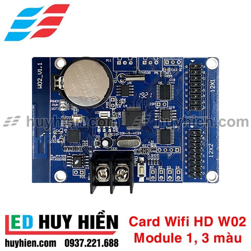 Card Wifi HD W00, W02, W03, W04 Module led 1 màu, 3 màu | BigBuy360 - bigbuy360.vn